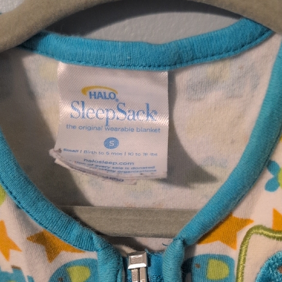 Halo Blue and Yellow Kids Sleep Sack - Picture 2 of 3